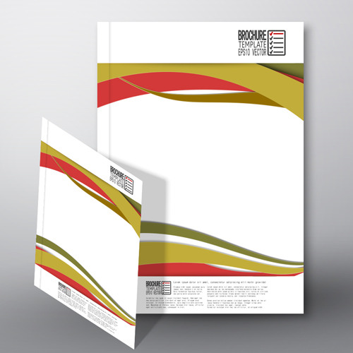 Cover brochure flyer business templates vectors 06 Cover brochure flyer business templates vectors 06