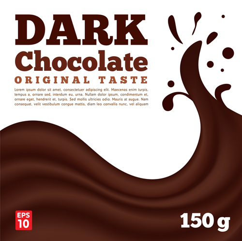 dark chocolate background 