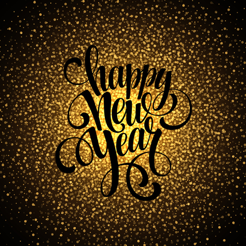 Merry christmas golden background vectors Merry christmas golden background vectors