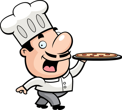 Vector funny chef design graphic set 07 Vector funny chef design graphic set 07