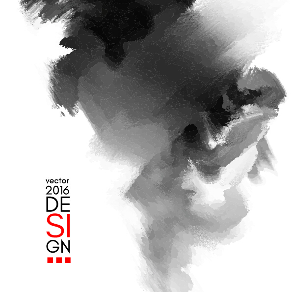 Vector inkblot grunge background 07 Vector inkblot grunge background 07