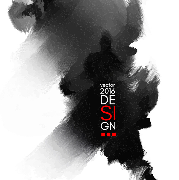 Vector inkblot grunge background 08 Vector inkblot grunge background 08