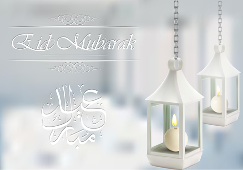 lamp with Eid mubarak background vector 05 lamp with Eid mubarak background vector 05