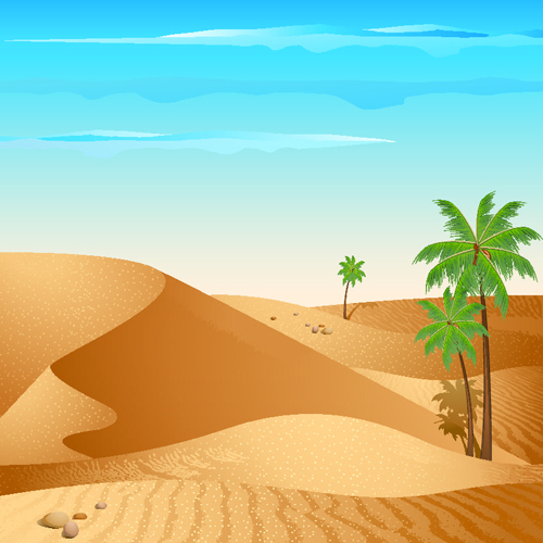 elements desert background 