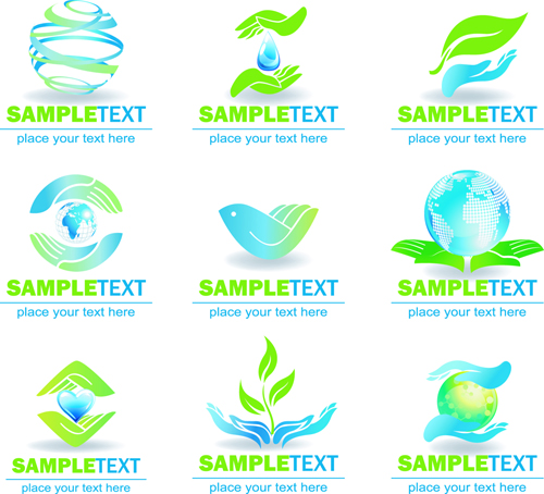 logos logo ecology earth creative 