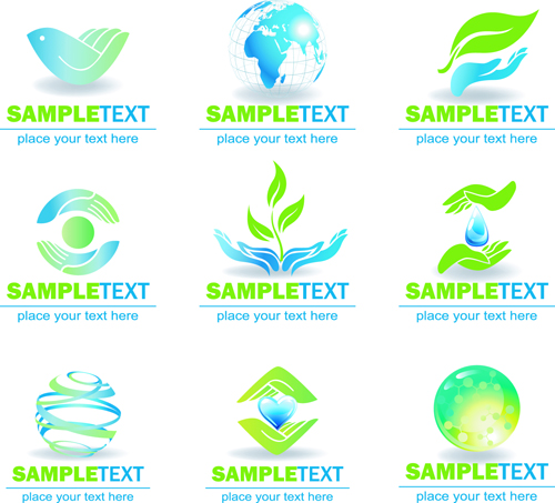 logos logo ecology earth creative 