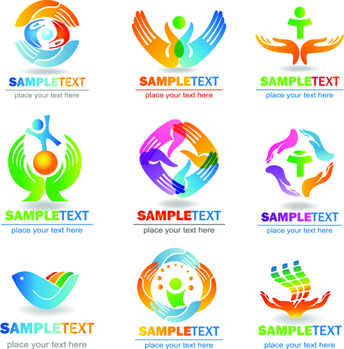 Ecology and earth creative logos vector set 05 Ecology and earth creative logos vector set 05