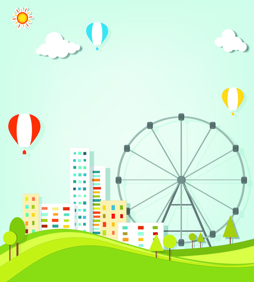 Vector Urban Landscapes set 04 Vector Urban Landscapes set 04