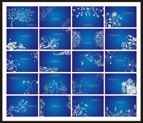 Modern flowers background art vector