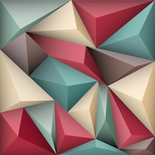 3D polygonal background art vector 07 3D polygonal background art vector 07