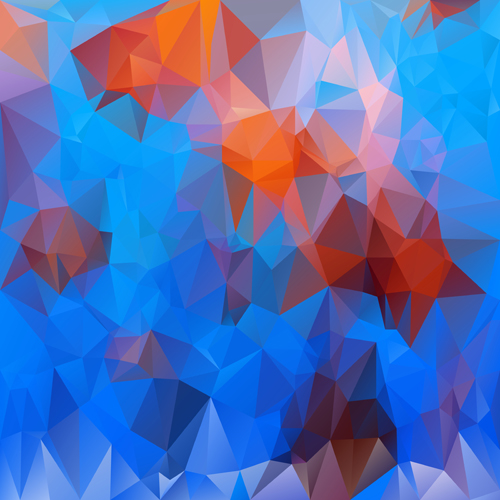 3D polygonal background art vector 09 3D polygonal background art vector 09