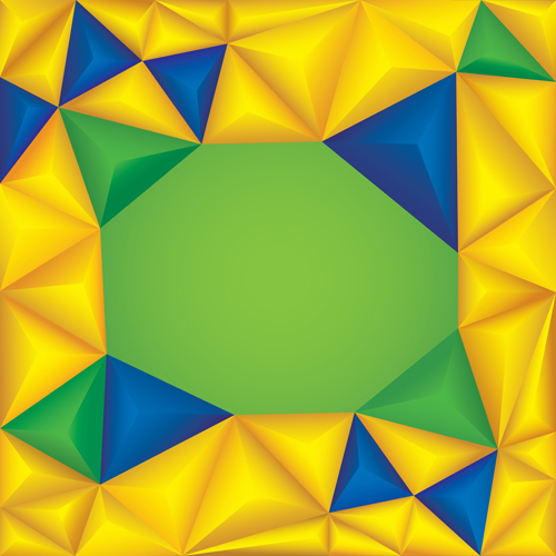 3D polygonal background art vector 10 3D polygonal background art vector 10