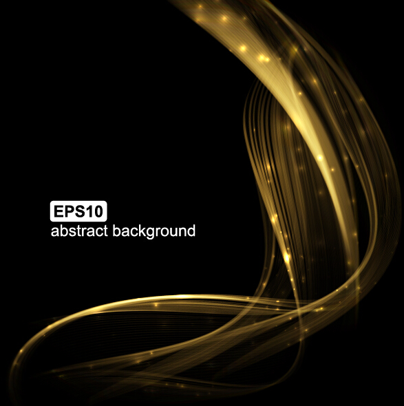 Abstract wave motion background graphics vector 10