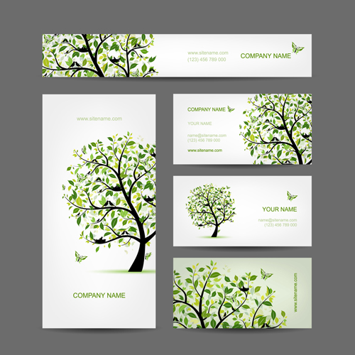 Fashion creative banner and cards vector material 04