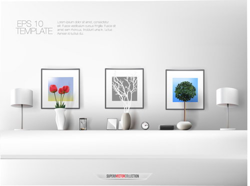 House interior corner background vectors set 15 House interior corner background vectors set 15