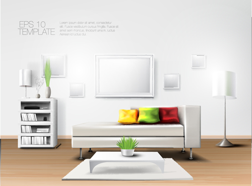 House interior corner background vectors set 16 House interior corner background vectors set 16