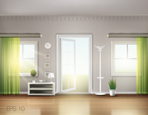 House interior corner background vectors set 25 - WeLoveSoLo