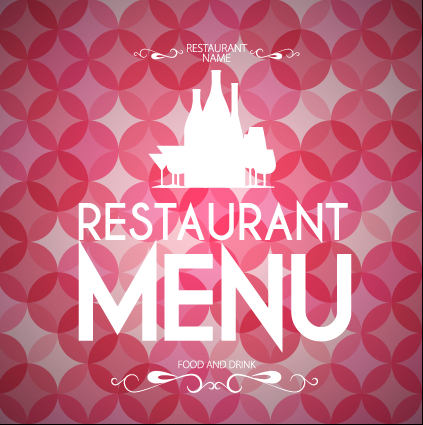 restaurant pattern background menu 