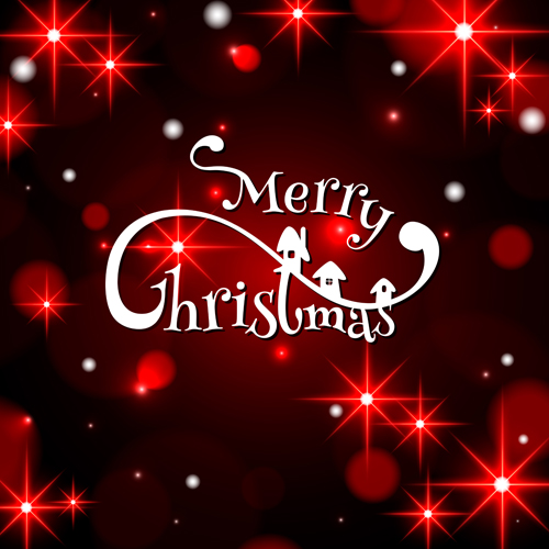 Shiny red christmas background art vector Shiny red christmas background art vector