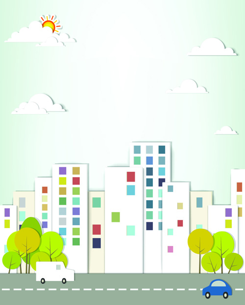 Vector Urban Landscapes set 03 Vector Urban Landscapes set 03