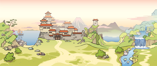 Japan Object design vector 06 Japan Object design vector 06