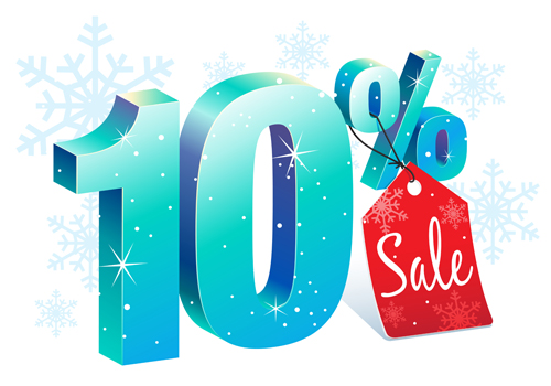 Christmas big sale vector material 01 Christmas big sale vector material 01