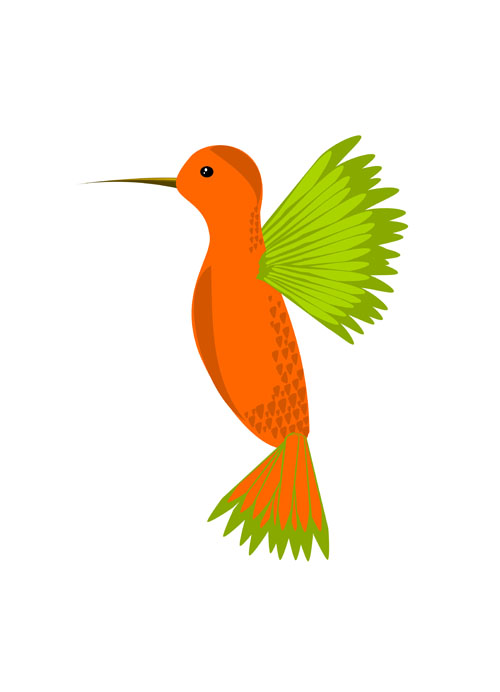 Cute hummingbird vector 02 Cute hummingbird vector 02