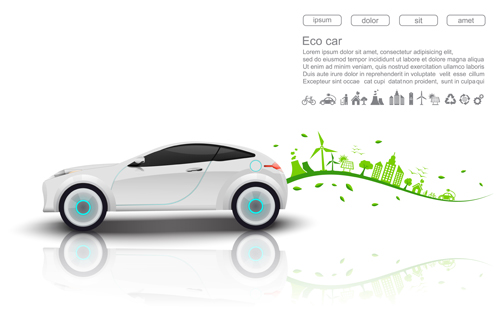 infographics eco car 