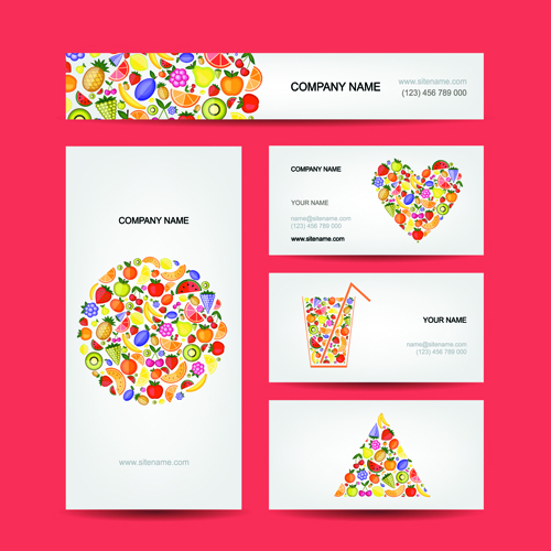 Fashion creative banner and cards vector material 01