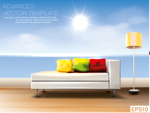 House interior corner background vectors set 08 House interior corner background vectors set 08