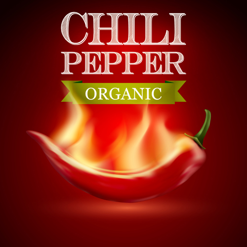 poster pepper organic chili 