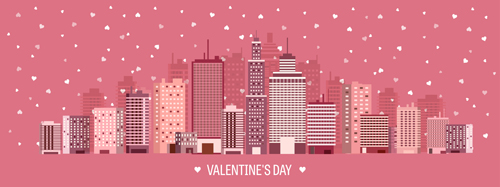 Valentines tay city template vector 10 Valentines tay city template vector 10