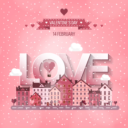 Valentines tay city template vector 14 Valentines tay city template vector 14