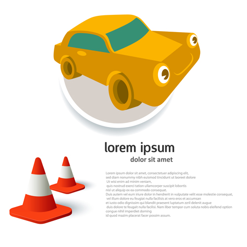 Car advertising poster template design vector 02 Car advertising poster template design vector 02