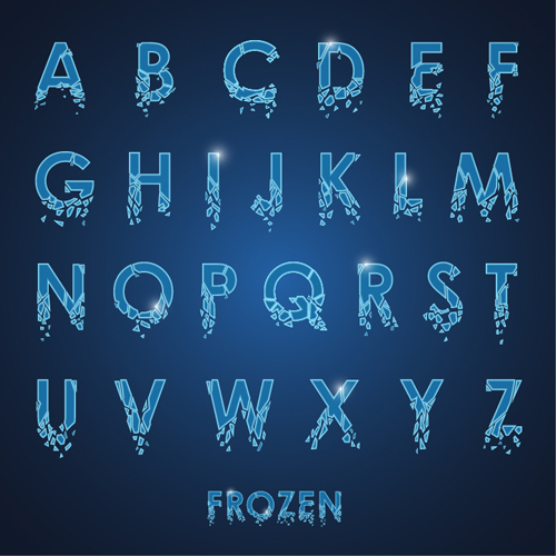 letter frozen alphabet 