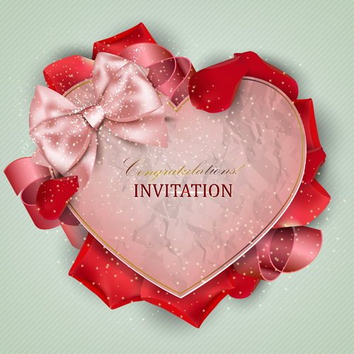 Love and romantic Invitation cards 01 Love and romantic Invitation cards 01