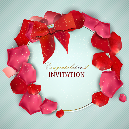 Love and romantic Invitation cards 02