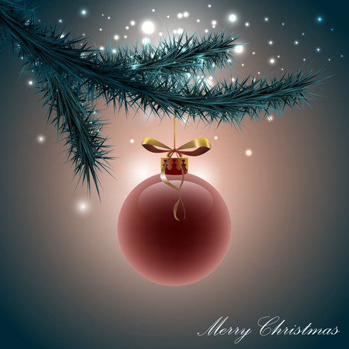 Purple christmas ball with background vector 01 Purple christmas ball with background vector 01