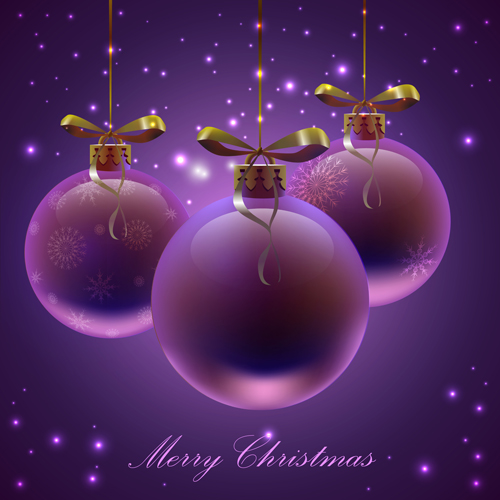 purple christmas background 
