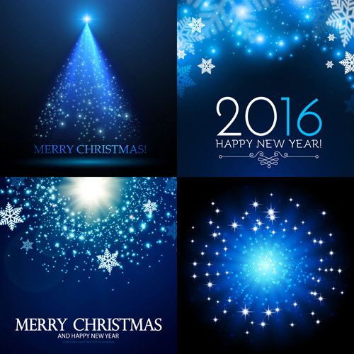 2016 christmas blue art background vector 2016 christmas blue art background vector
