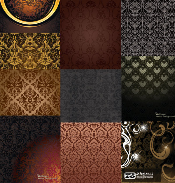Gorgeous shading background vector graphic