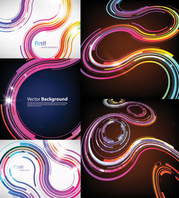 science and technology Abstract background design elements science and technology Abstract background design elements