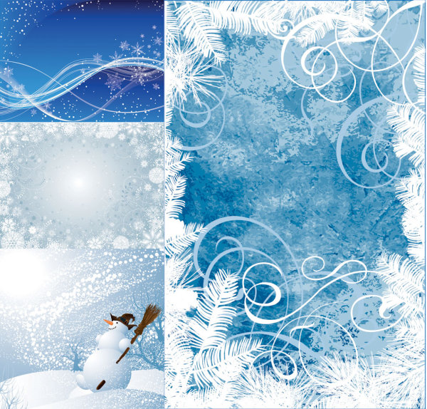 winter snow Matsuki Ba dynamic lines christmas 