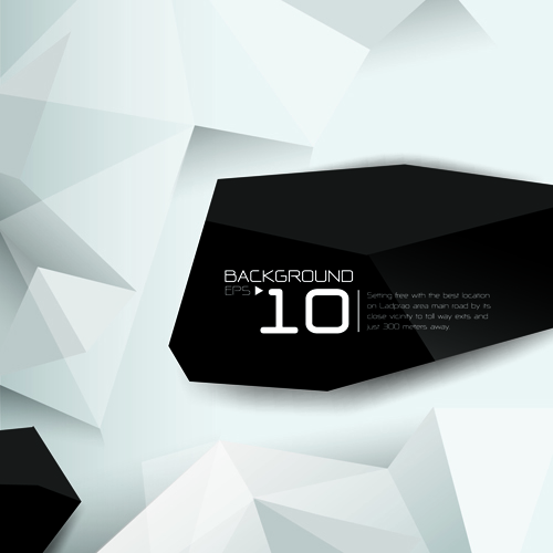 3D polygonal modern background vector 01 3D polygonal modern background vector 01