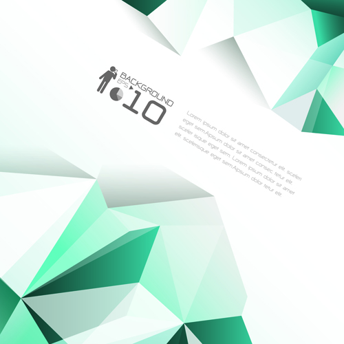 3D polygonal modern background vector 03 3D polygonal modern background vector 03
