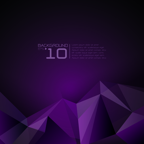 3D polygonal modern background vector 04 3D polygonal modern background vector 04