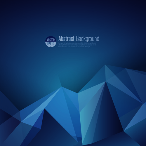 3D polygonal modern background vector 06 3D polygonal modern background vector 06