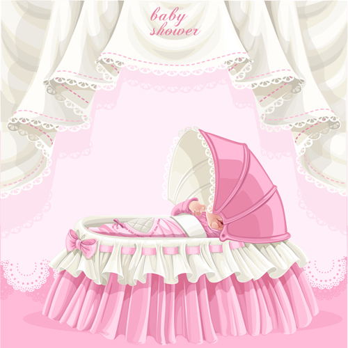 Cute Baby objects design elements 04 Cute Baby objects design elements 04