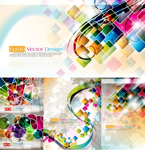 Beautiful dynamic geometric background vector design Beautiful dynamic geometric background vector design