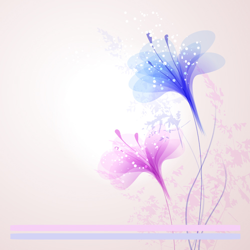 purple flower dream blue 